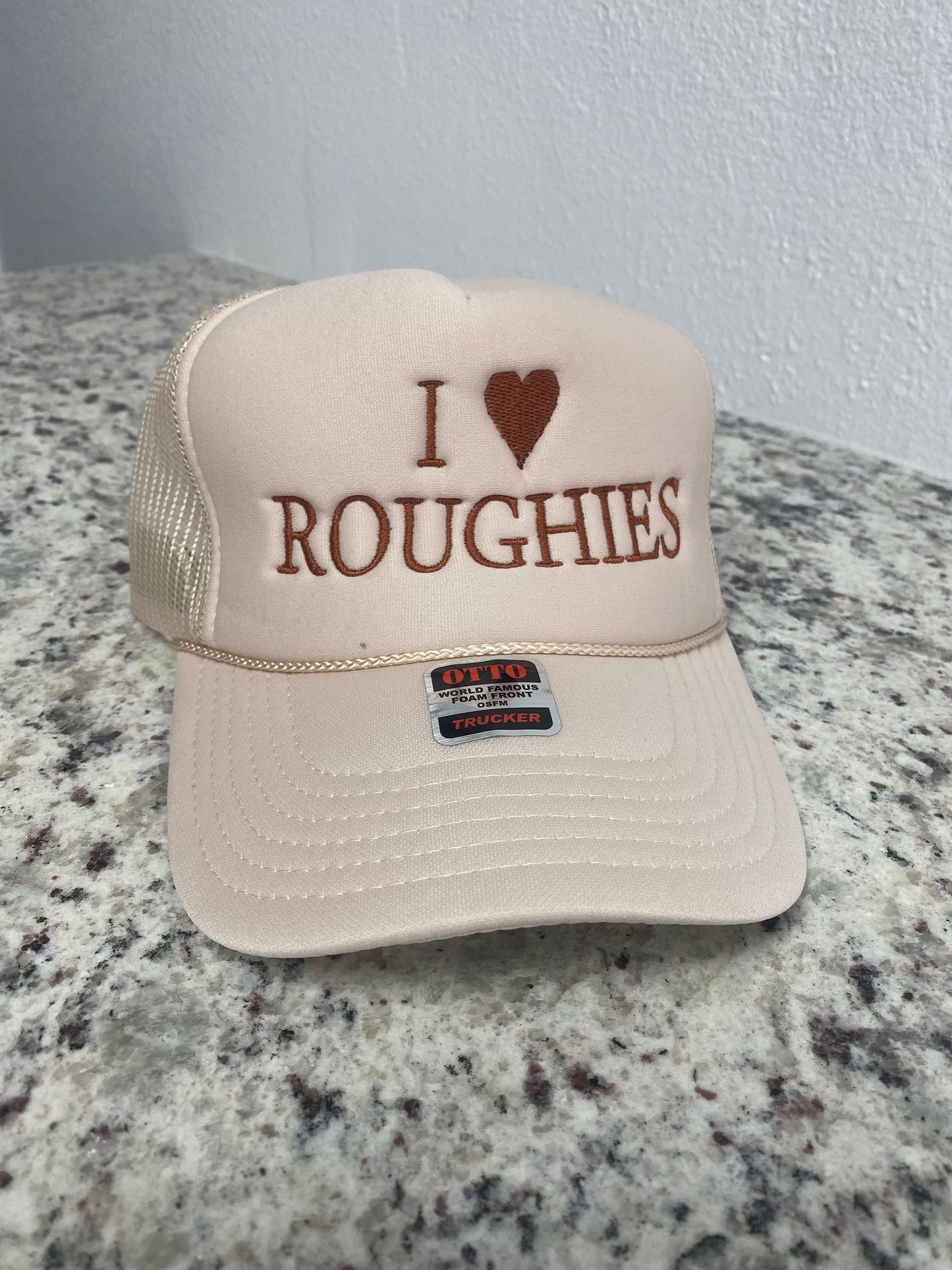 I Love Roughies Foam Trucker Hat | Rough Stock Foam Trucker Cap | Foam Trucker Hat
