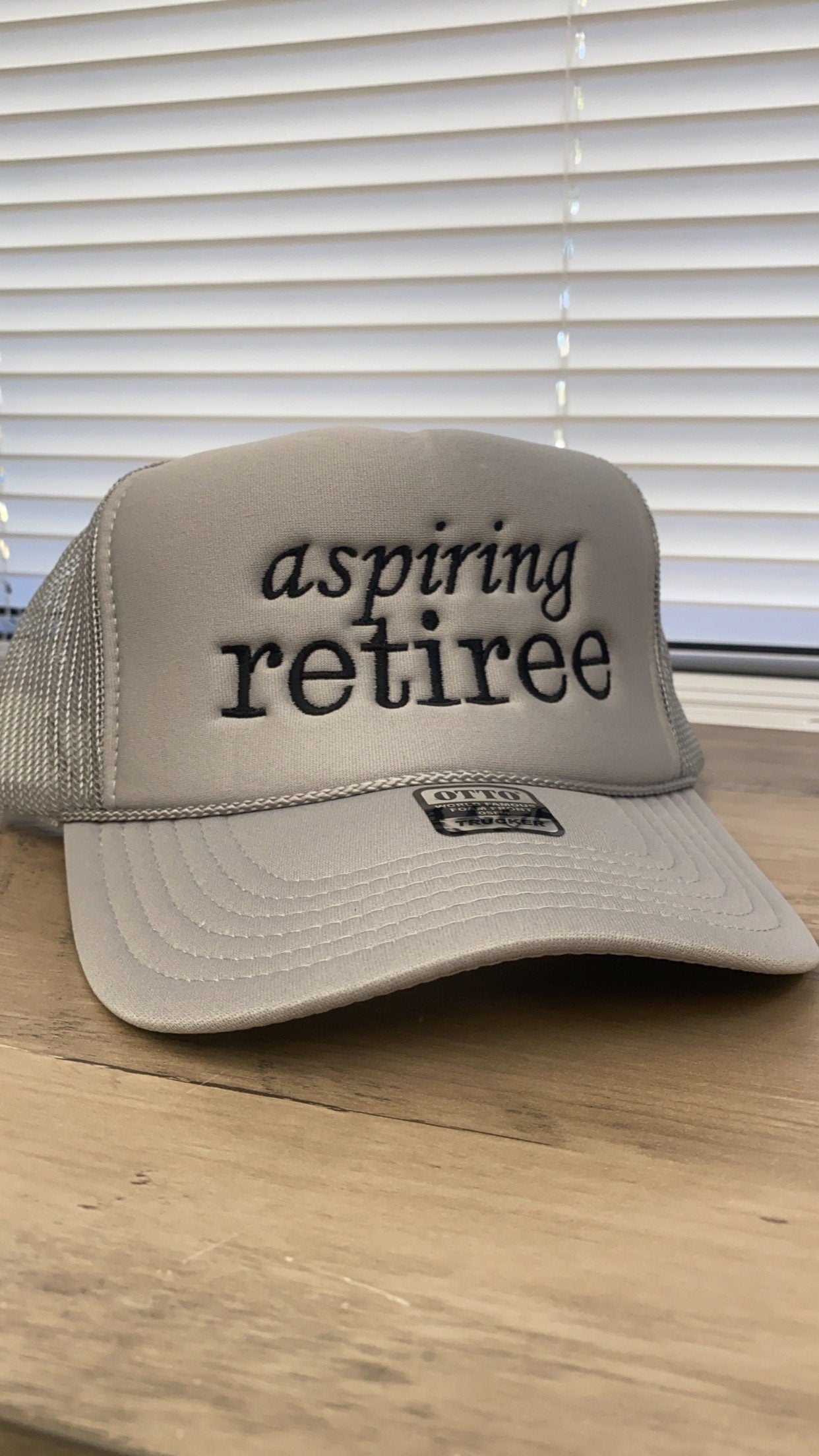 Aspiring Retiree Foam Trucker Hat | Foam Trucker Cap | Foam Trucker Hat