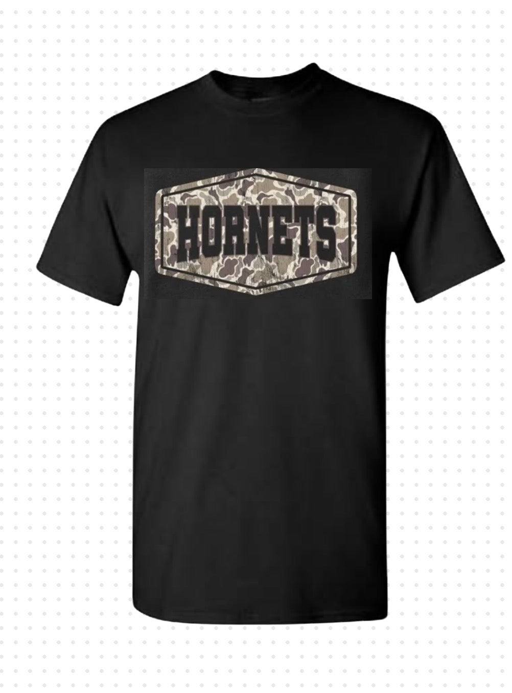 Black w/Camo hornets T-shirt