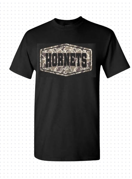 Black w/Camo hornets T-shirt