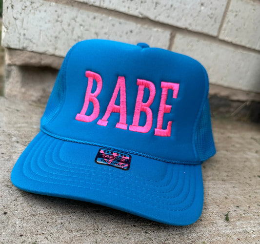 BABE Trucker Hat || Foam trucker Hat || BABE