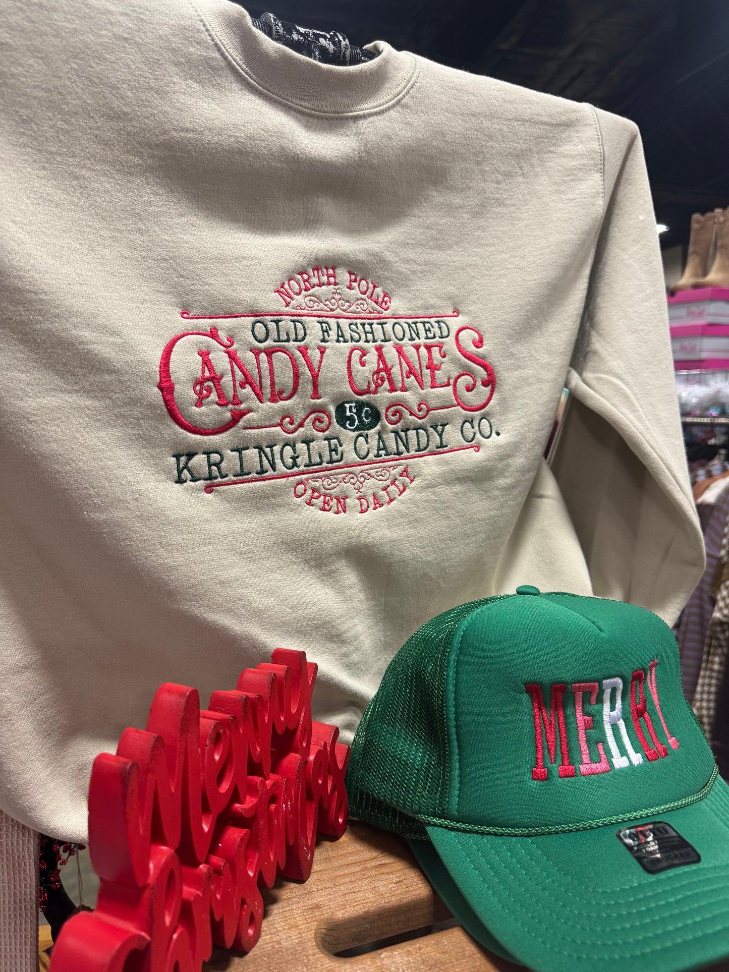 Candy Canes Sweatshirt