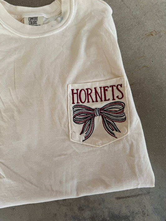 Hornets Bow pocket Tee