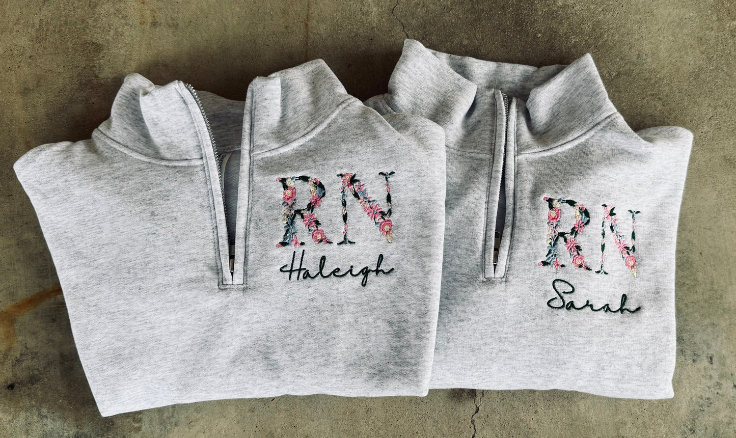 RN quarter zip Sweatshirt