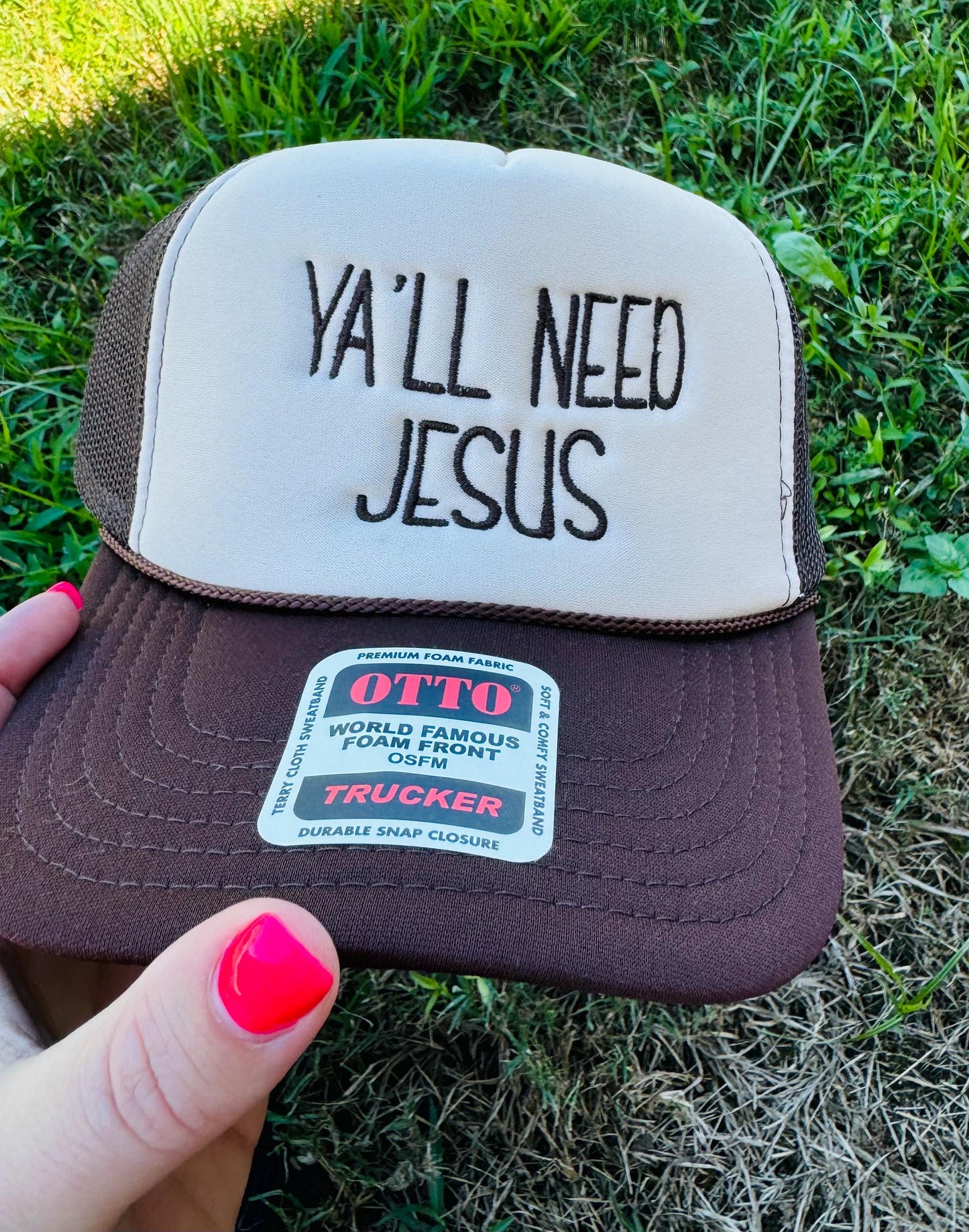Ya’ll Need Jesus Foam Trucker Hat ||Foam Trucker Cap || Jesus Trucker  || Ya’ll Need JESUS