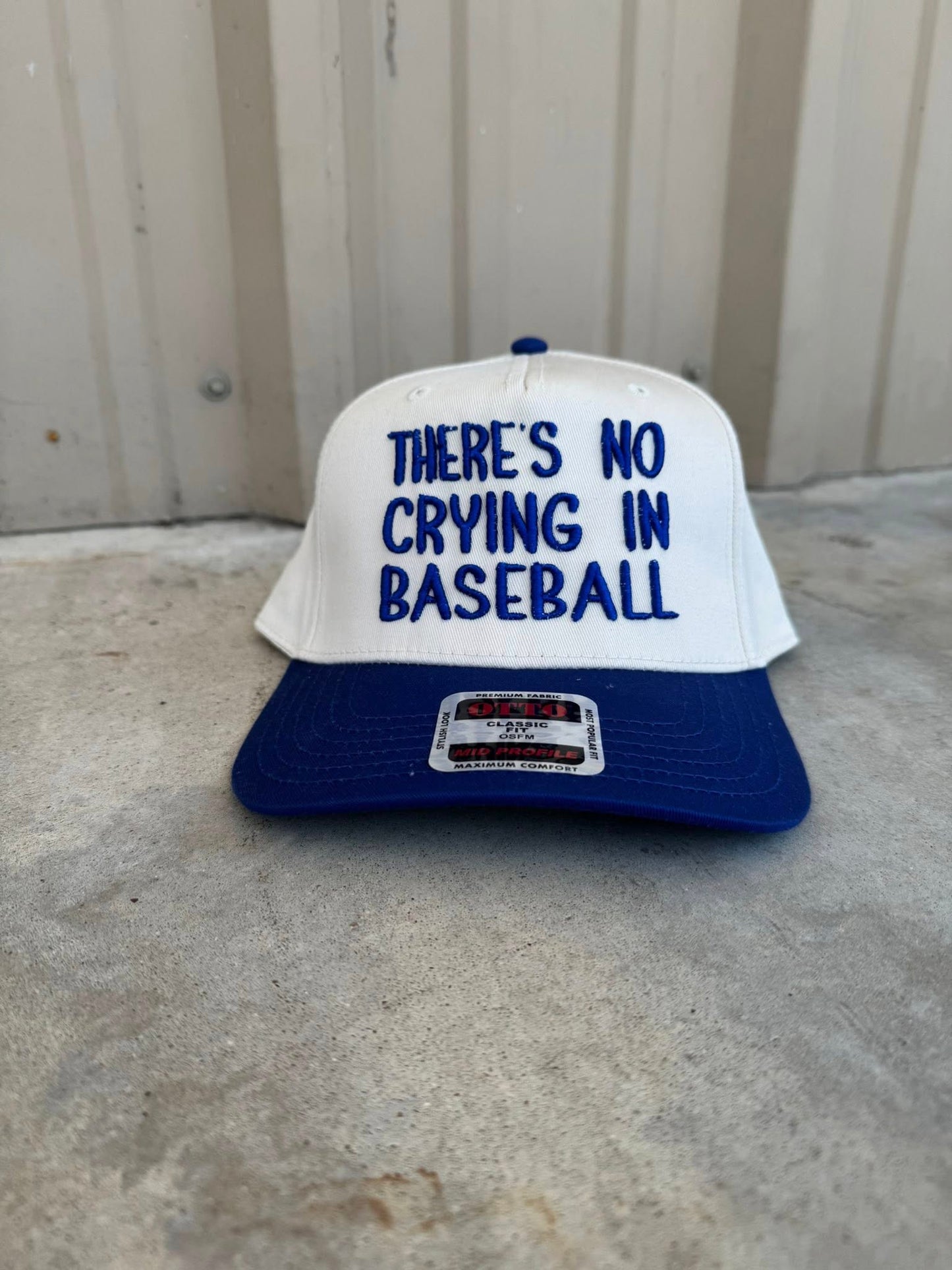 There is no crying in baseball" Trucker hat